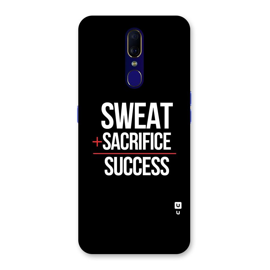 Sweat Sacrifice Success Back Case for Oppo A9