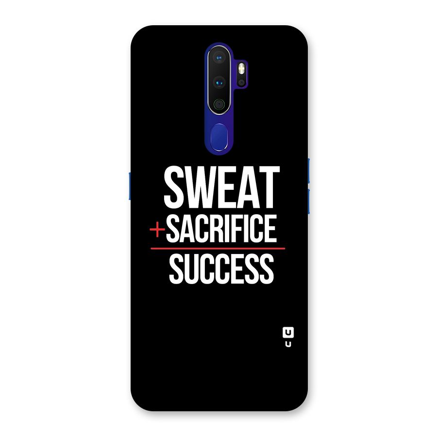 Sweat Sacrifice Success Back Case for Oppo A9 (2020)