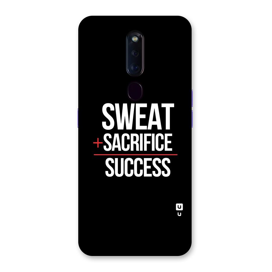 Sweat Sacrifice Success Back Case for Oppo F11 Pro