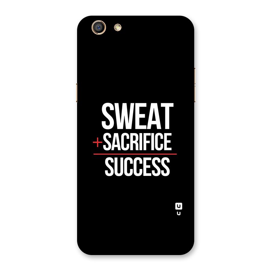 Sweat Sacrifice Success Back Case for Oppo F3