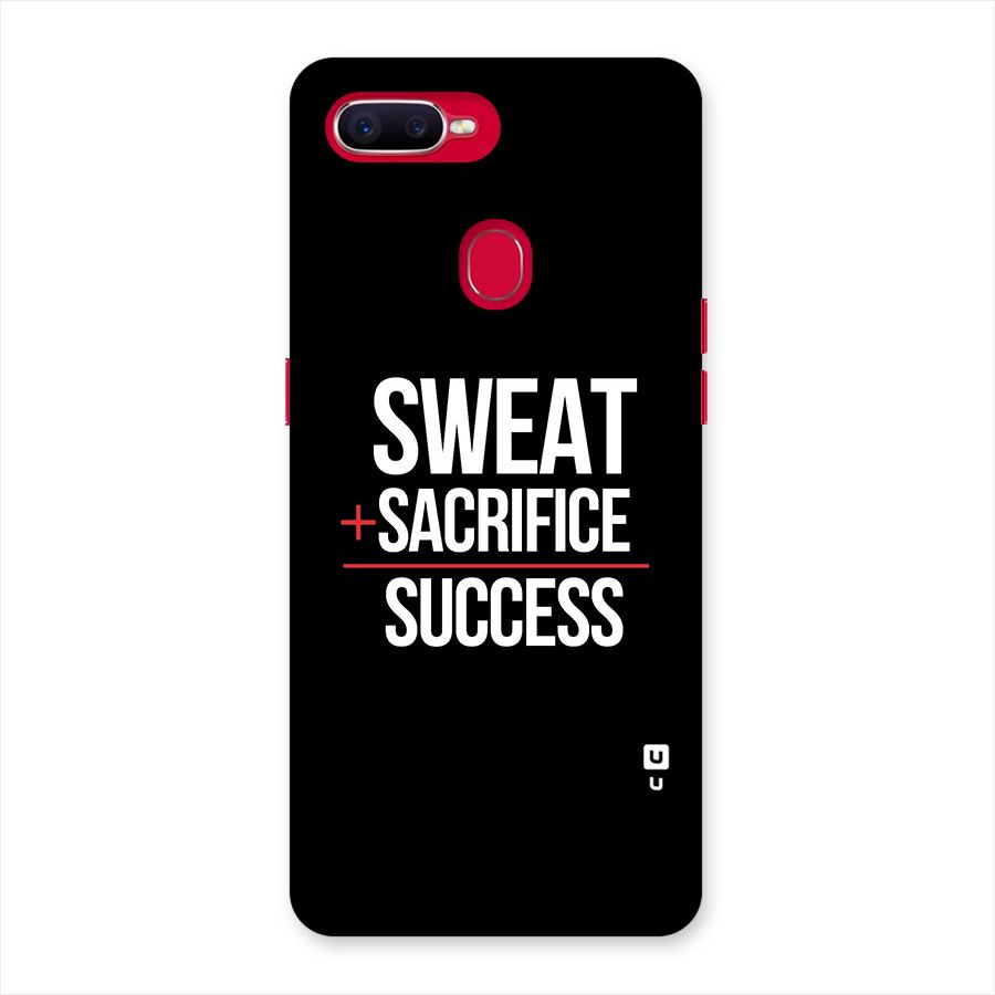 Sweat Sacrifice Success Back Case for Oppo F9 Pro