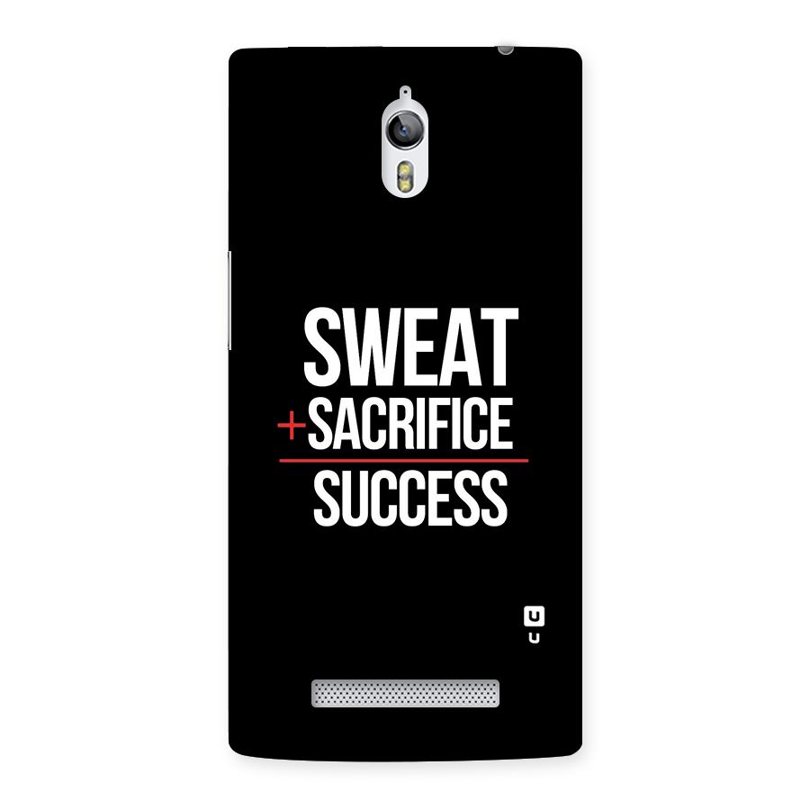 Sweat Sacrifice Success Back Case for Oppo Find 7