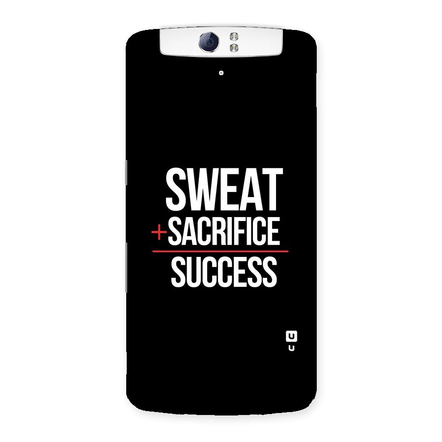Sweat Sacrifice Success Back Case for Oppo N1