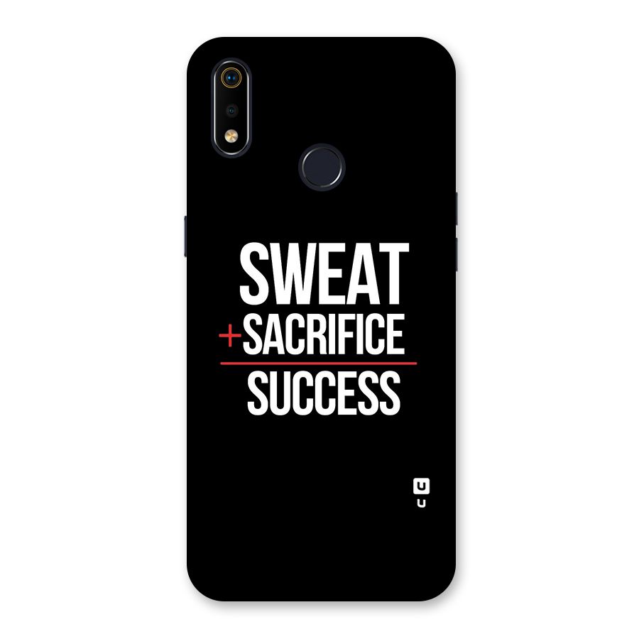 Sweat Sacrifice Success Back Case for Realme 3i