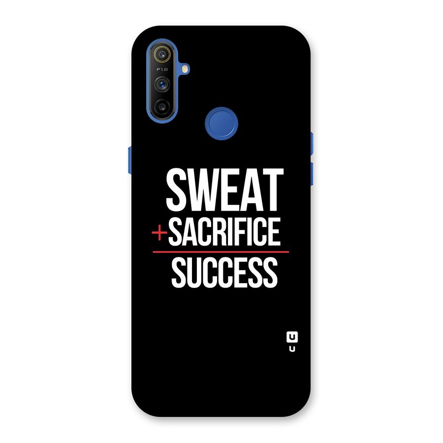 Sweat Sacrifice Success Back Case for Realme Narzo 10A