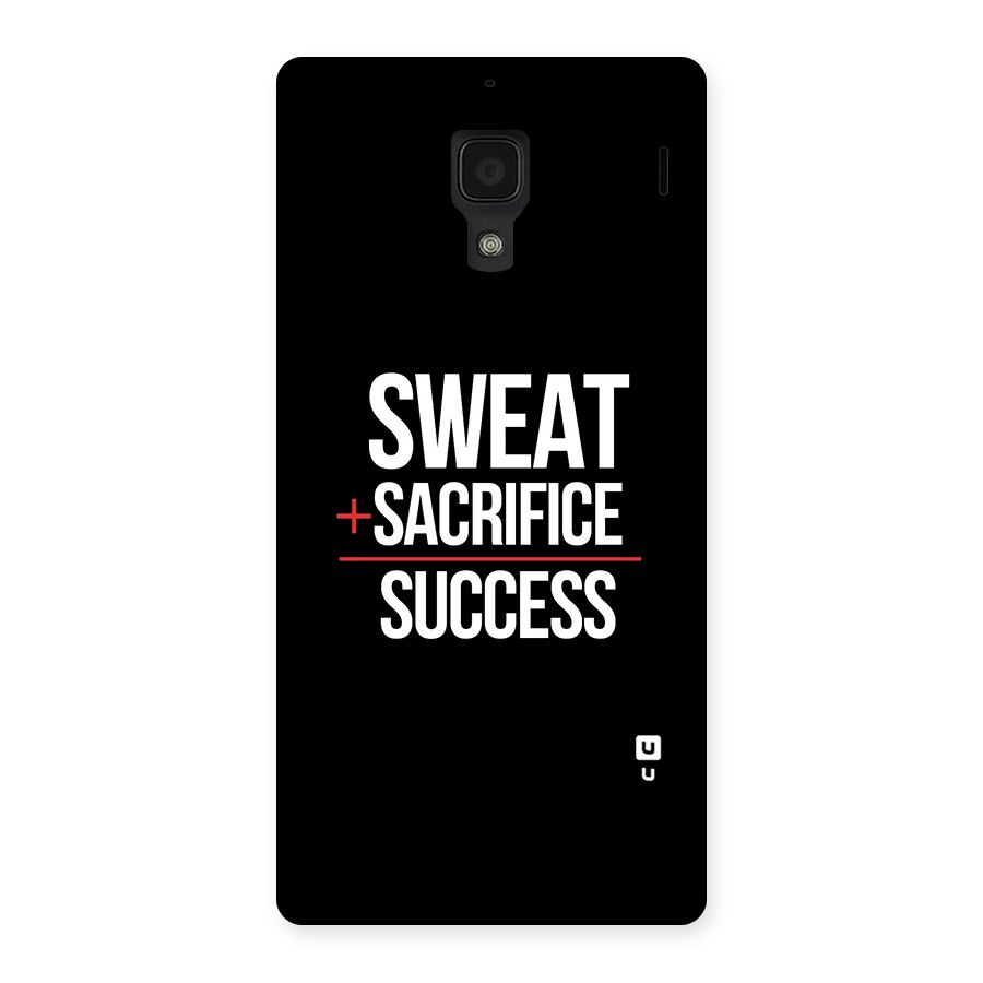 Sweat Sacrifice Success Back Case for Redmi 1S
