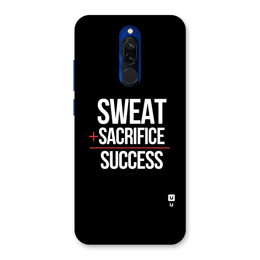 Sweat Sacrifice Success Back Case for Redmi 8