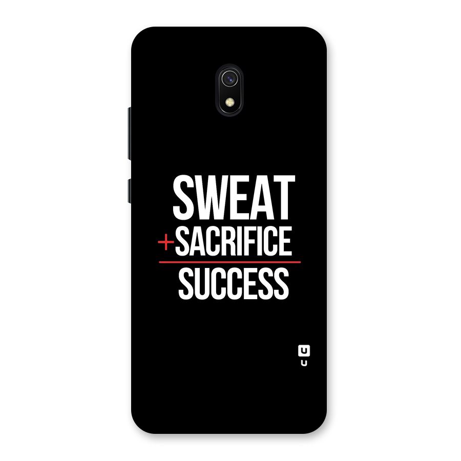 Sweat Sacrifice Success Back Case for Redmi 8A