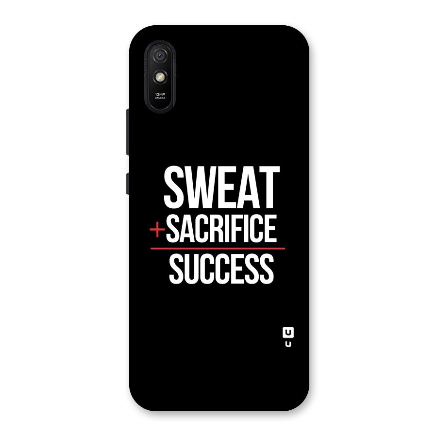 Sweat Sacrifice Success Back Case for Redmi 9A