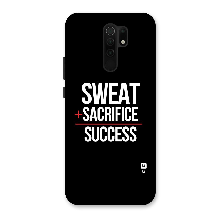 Sweat Sacrifice Success Back Case for Redmi 9 Prime