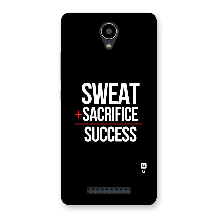 Sweat Sacrifice Success Back Case for Redmi Note 2