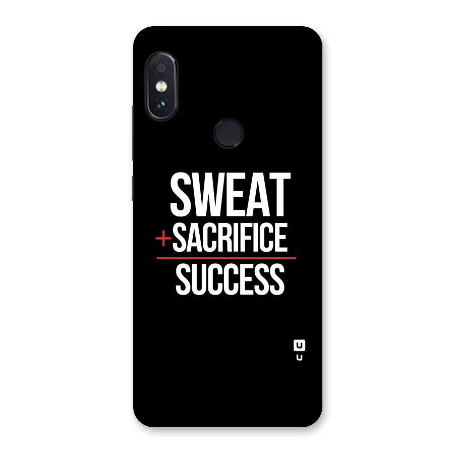 Sweat Sacrifice Success Back Case for Redmi Note 5 Pro