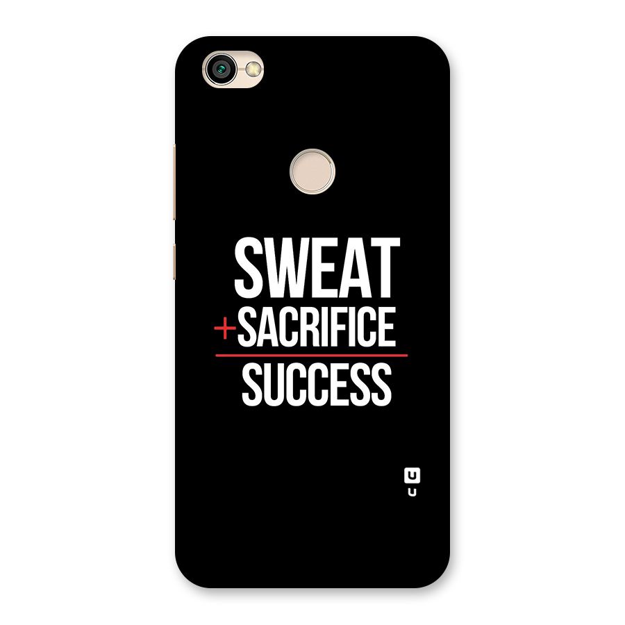 Sweat Sacrifice Success Back Case for Redmi Y1 2017