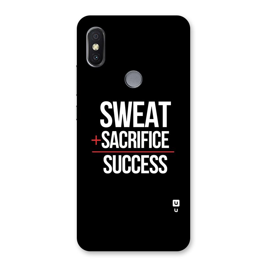 Sweat Sacrifice Success Back Case for Redmi Y2