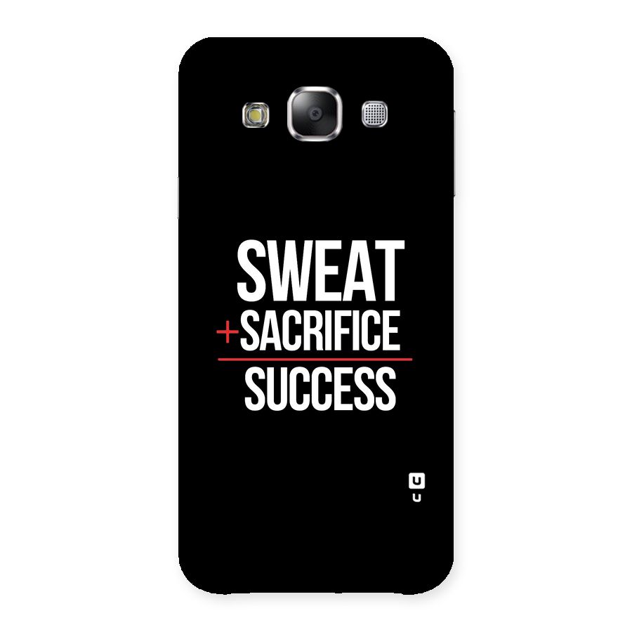 Sweat Sacrifice Success Back Case for Samsung Galaxy E5