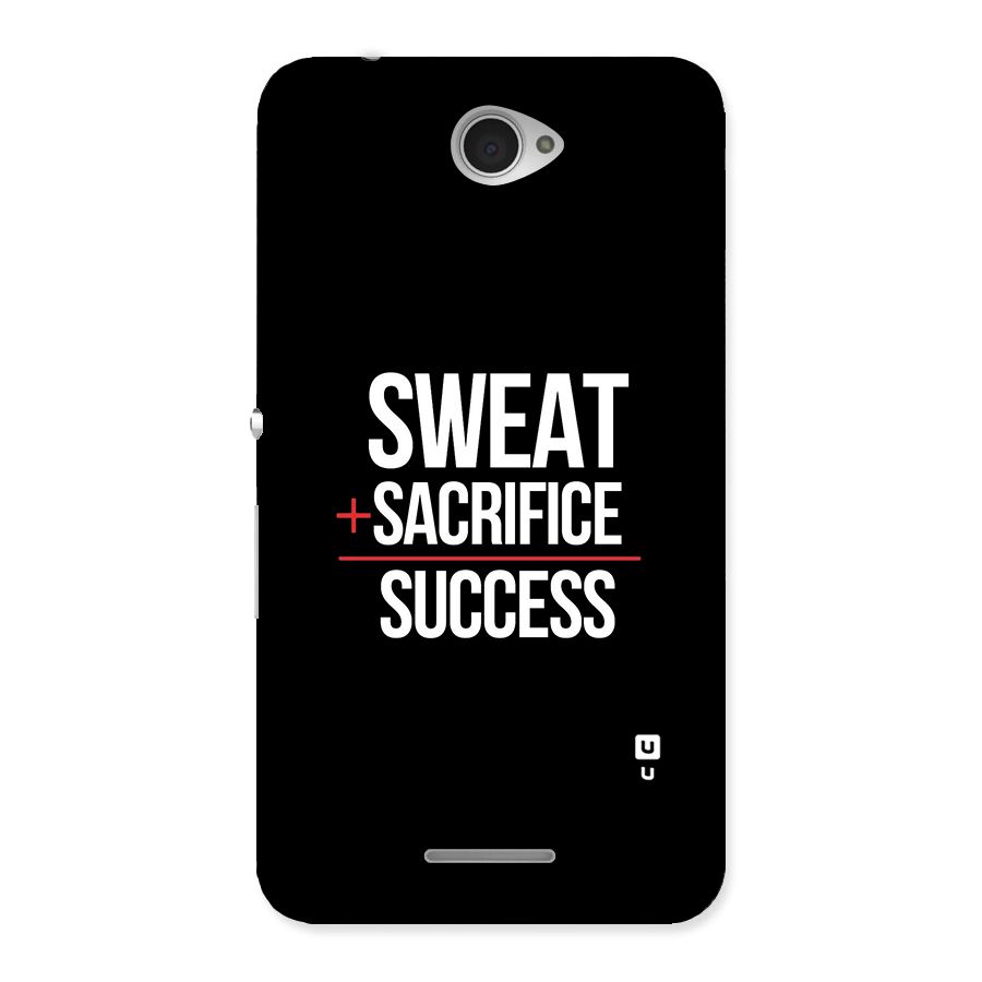 Sweat Sacrifice Success Back Case for Sony Xperia E4