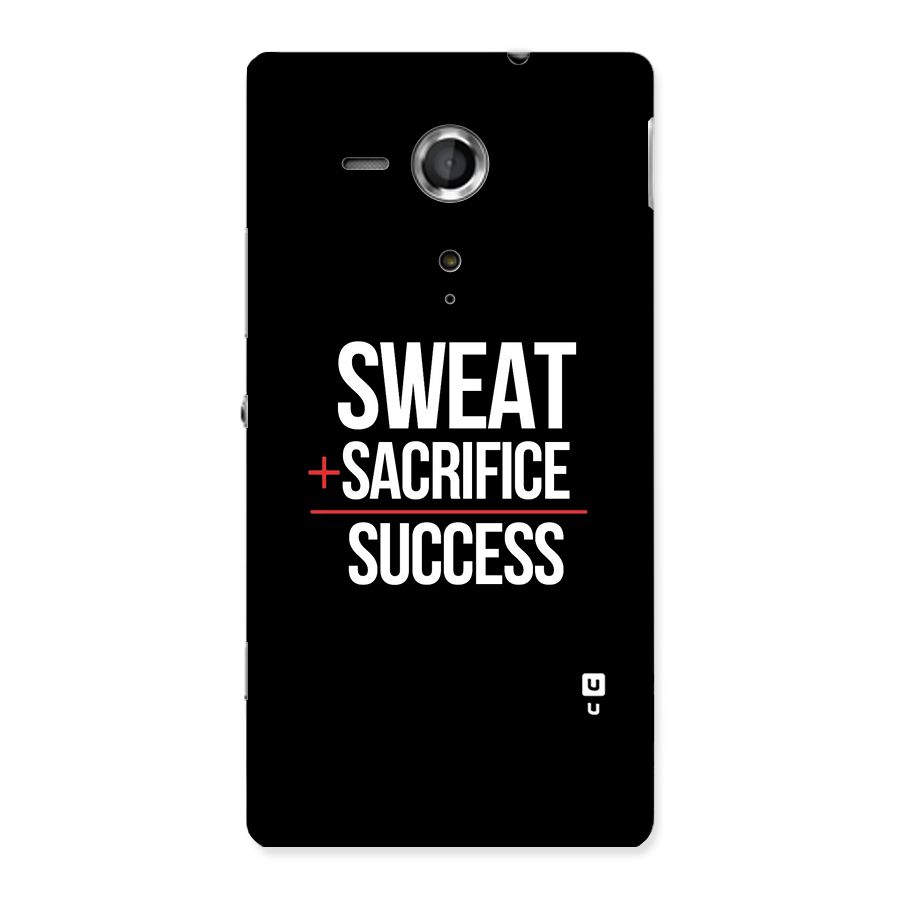 Sweat Sacrifice Success Back Case for Sony Xperia SP