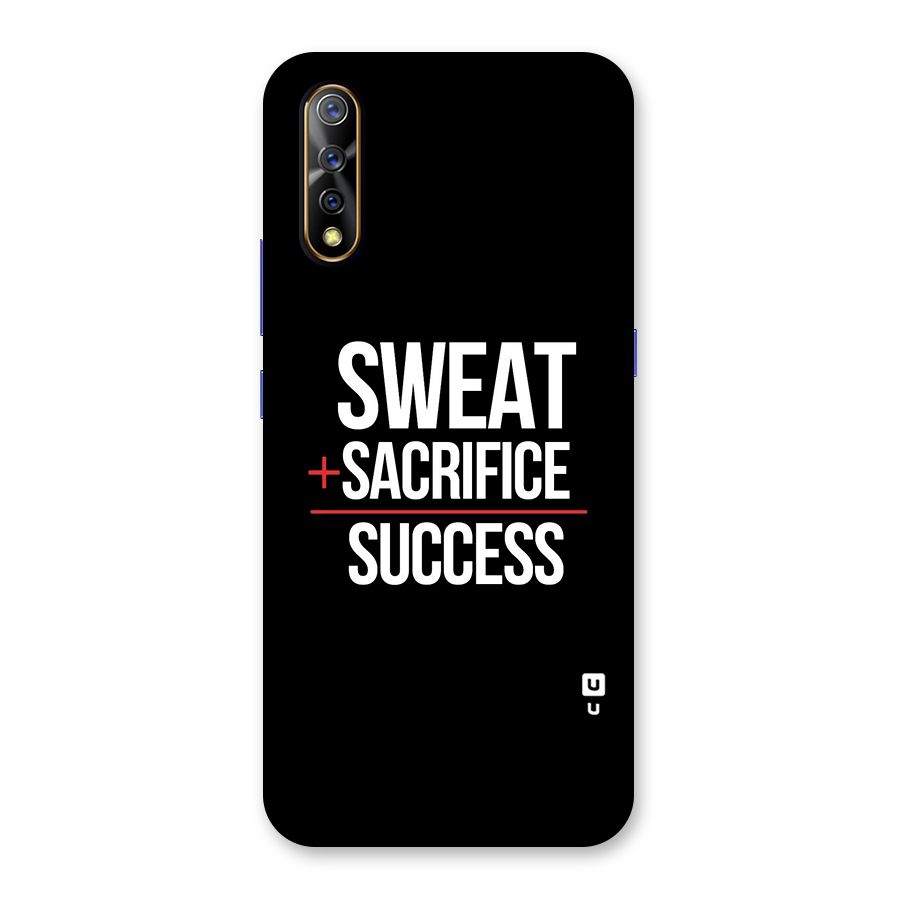 Sweat Sacrifice Success Back Case for Vivo S1