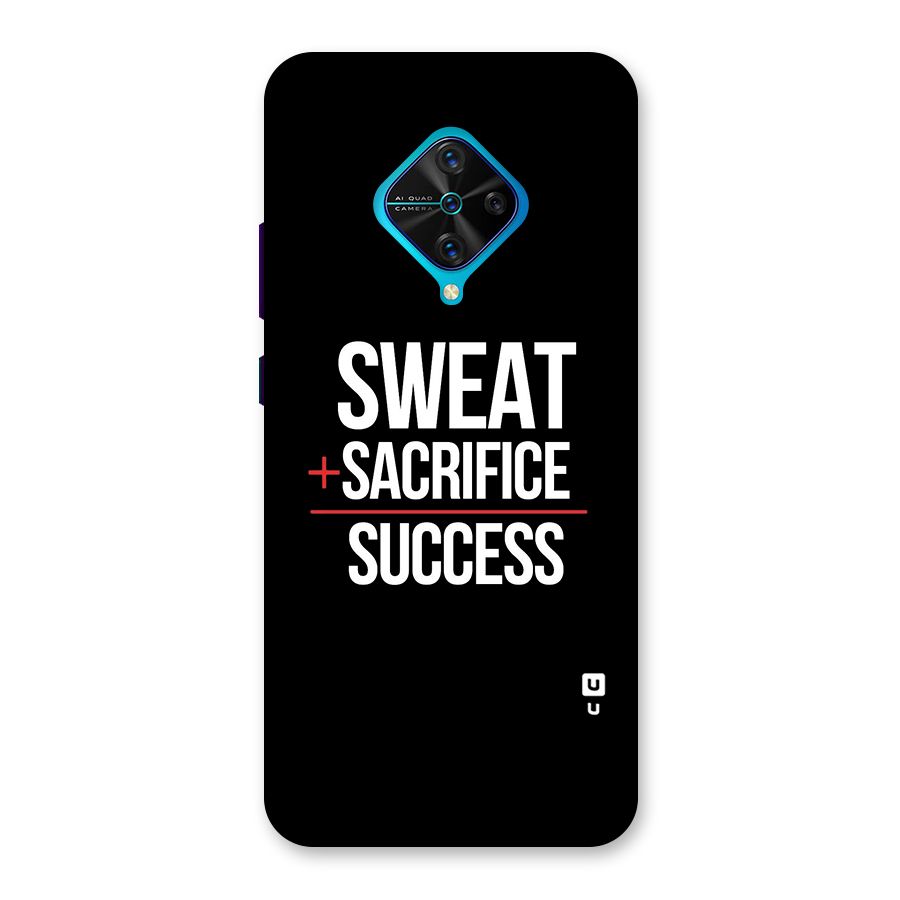 Sweat Sacrifice Success Back Case for Vivo S1 Pro