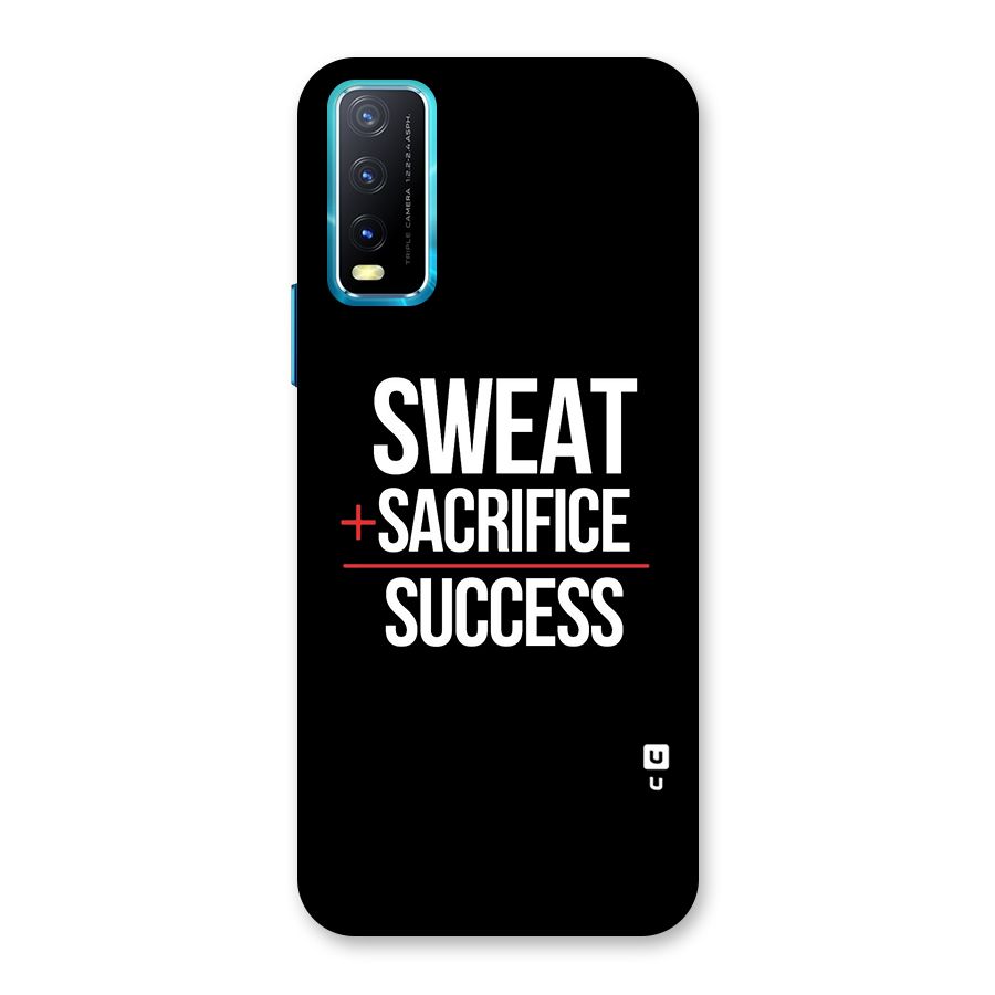 Sweat Sacrifice Success Back Case for Vivo Y20