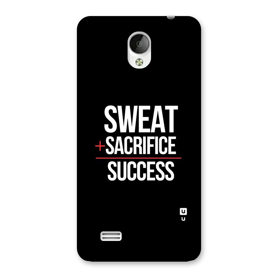 Sweat Sacrifice Success Back Case for Vivo Y21