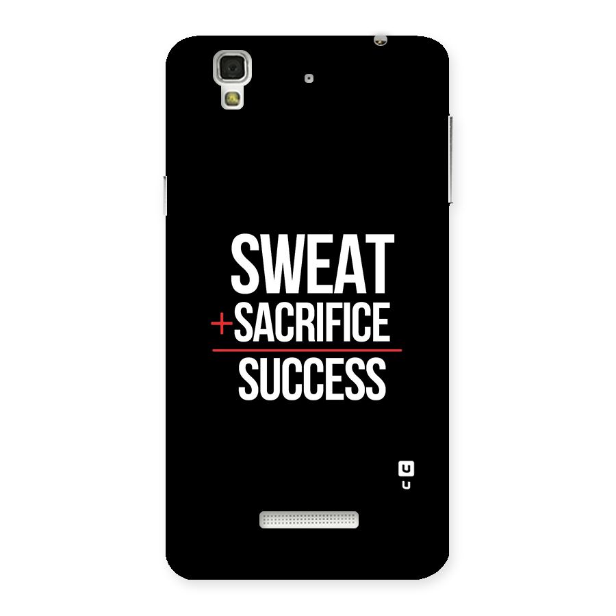 Sweat Sacrifice Success Back Case for YU Yureka Plus