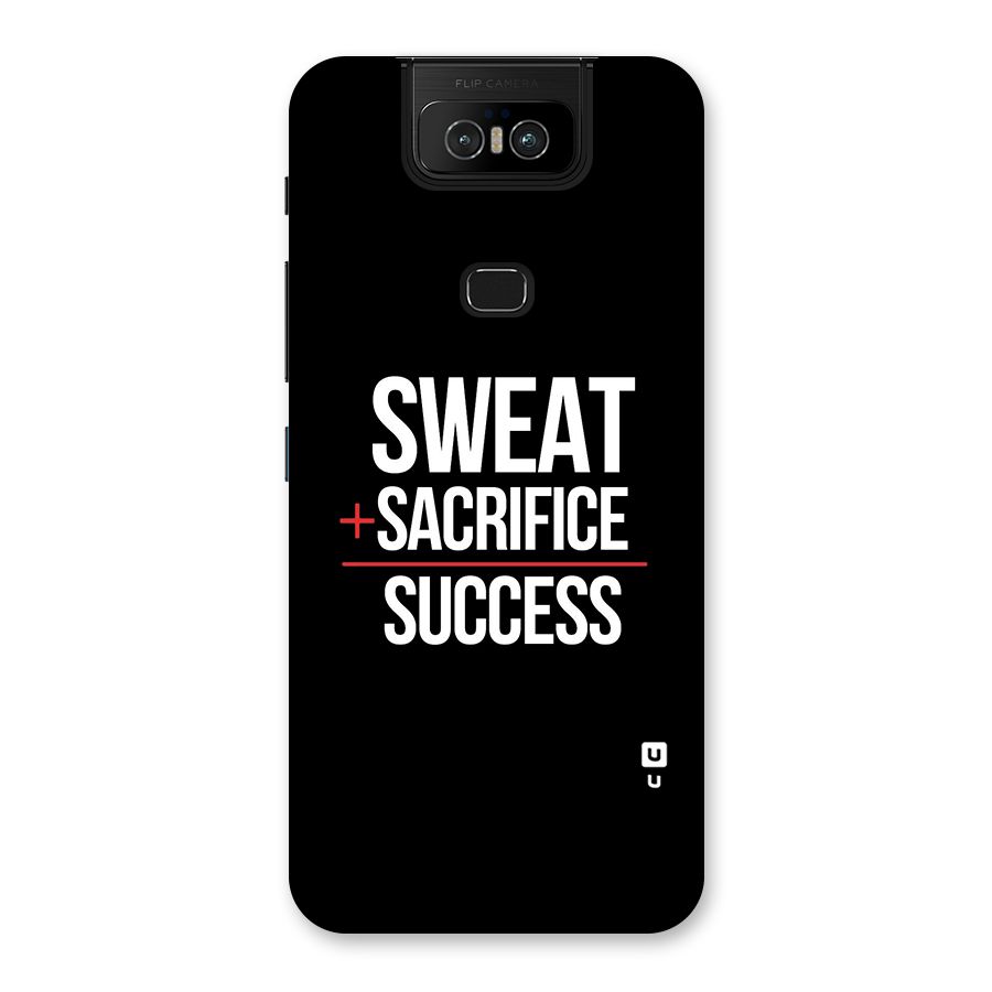 Sweat Sacrifice Success Back Case for Zenfone 6z