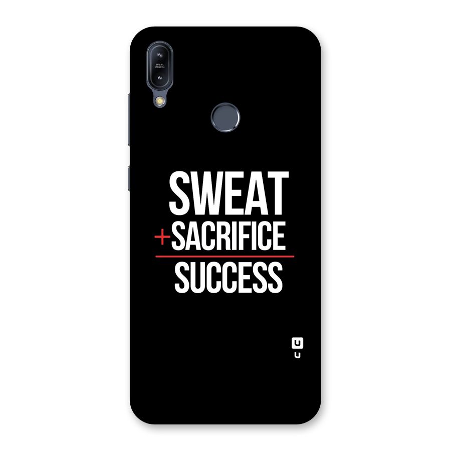 Sweat Sacrifice Success Back Case for Zenfone Max M2