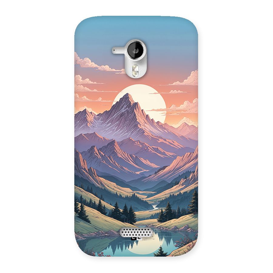 Sweet Evening Back Case for Canvas HD A116