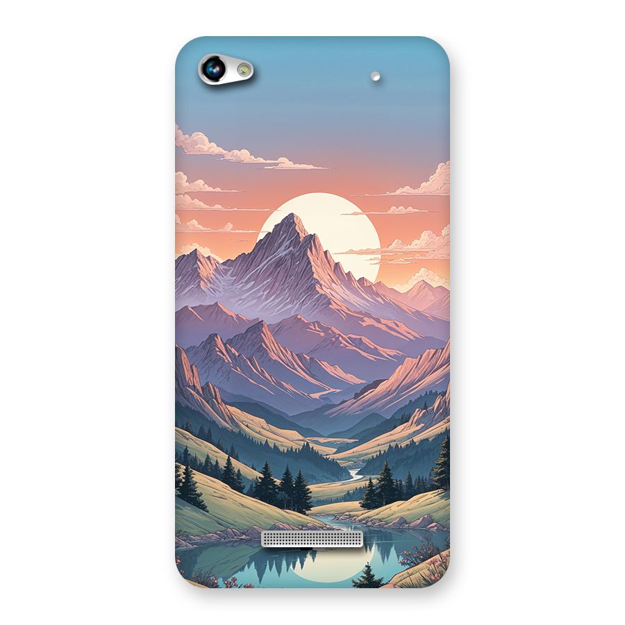 Sweet Evening Back Case for Canvas Hue 2 A316