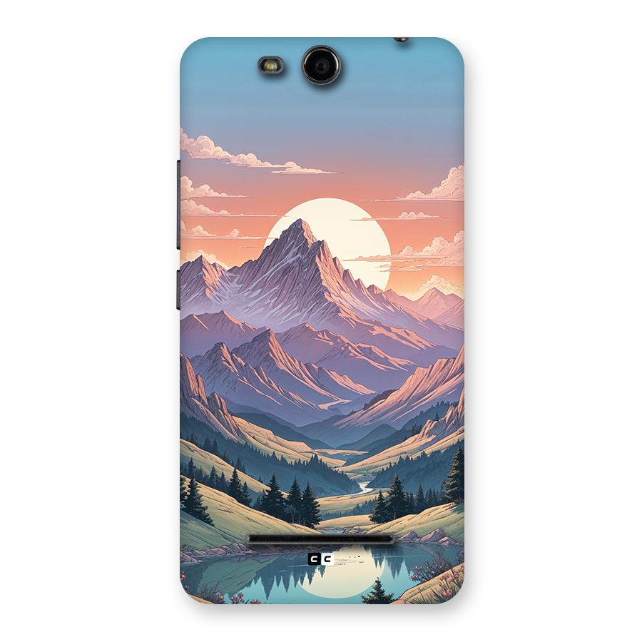 Sweet Evening Back Case for Canvas Juice 3 Q392