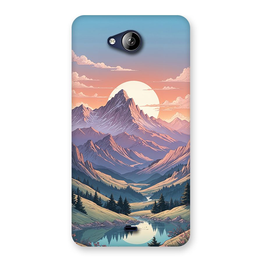 Sweet Evening Back Case for Canvas Play Q355