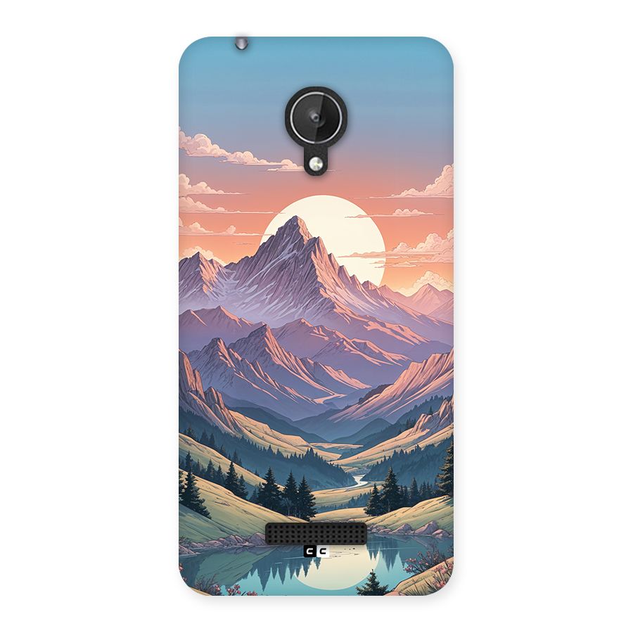 Sweet Evening Back Case for Canvas Spark Q380