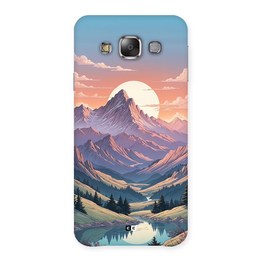 Sweet Evening Back Case for Galaxy E7