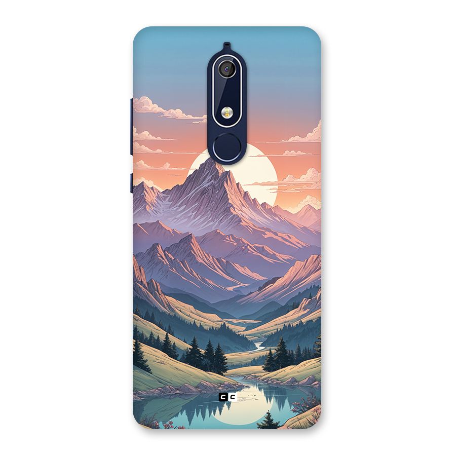 Sweet Evening Back Case for Nokia 5.1