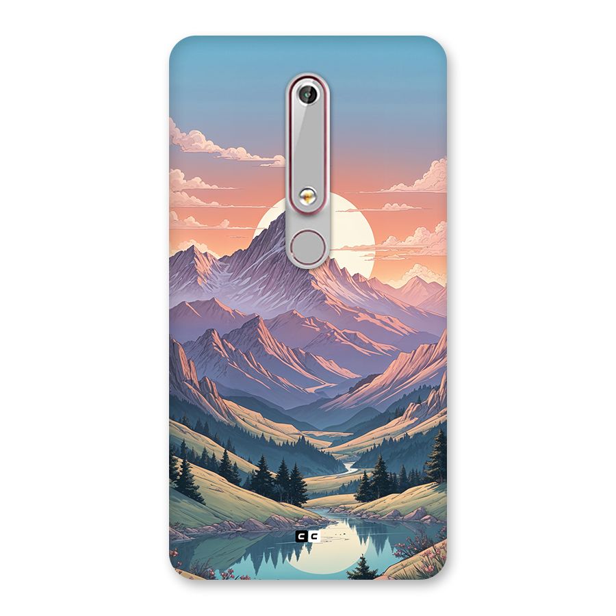 Sweet Evening Back Case for Nokia 6.1