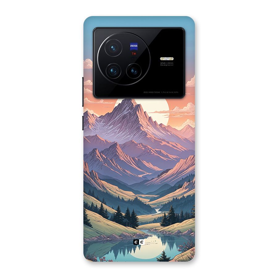 Sweet Evening Back Case for Vivo X80