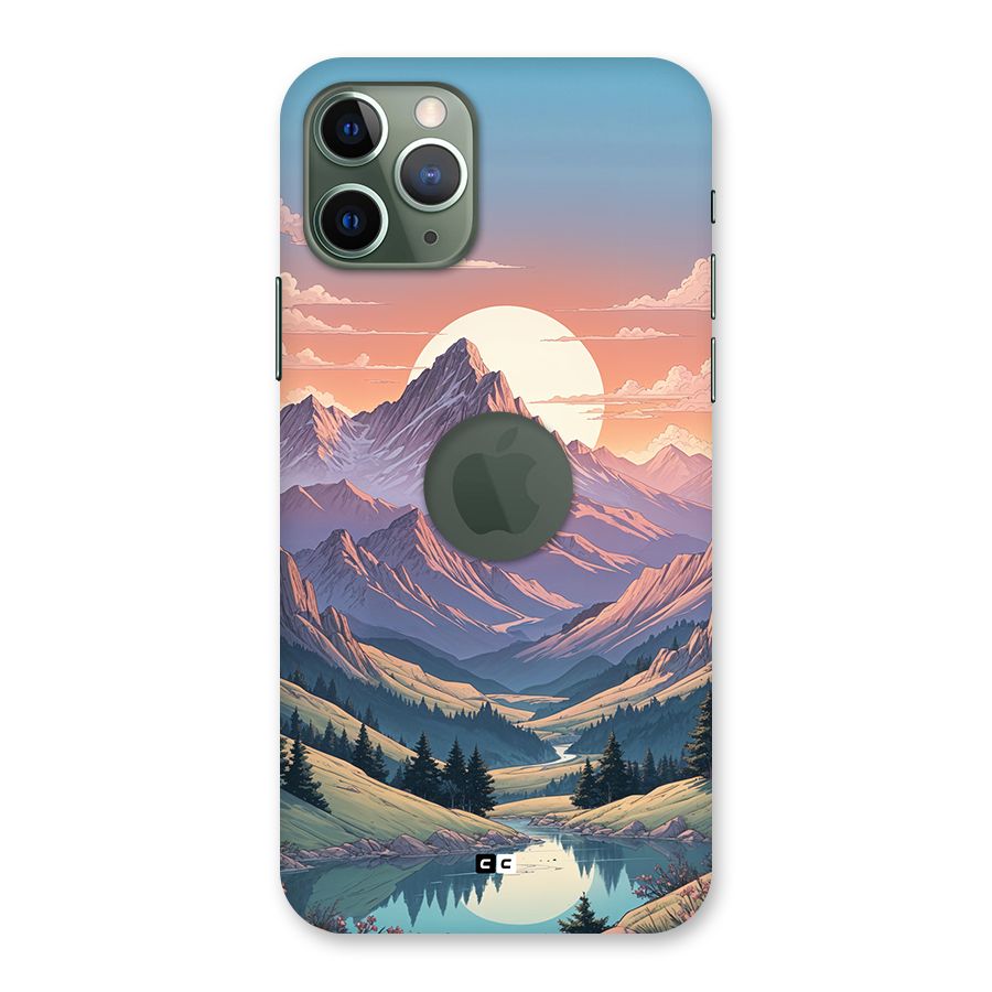 Sweet Evening Back Case for iPhone 11 Pro Logo Cut