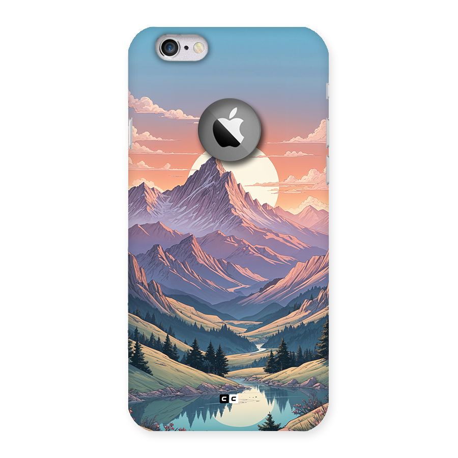 Sweet Evening Back Case for iPhone 6 Logo Cut