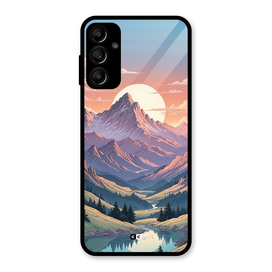 Sweet Evening Glass Back Case for Galaxy A14 5G