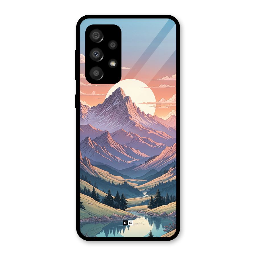 Sweet Evening Glass Back Case for Galaxy A32