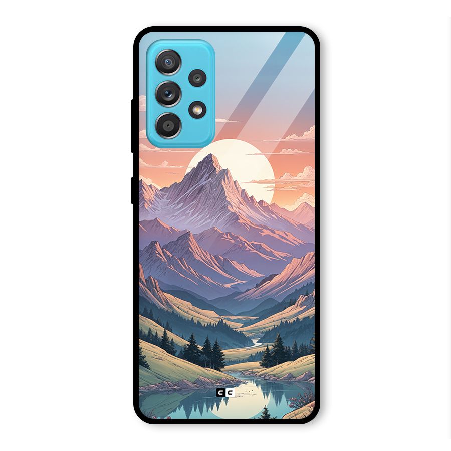 Sweet Evening Glass Back Case for Galaxy A52s 5G