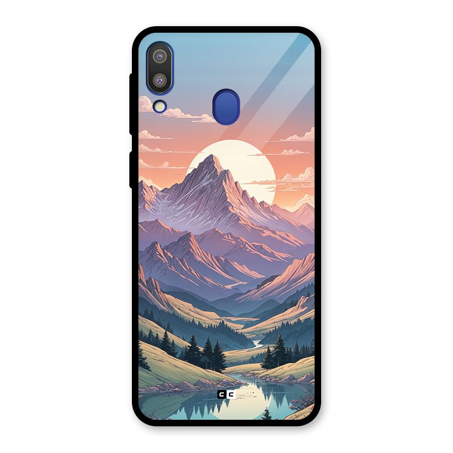 Sweet Evening Glass Back Case for Galaxy M20