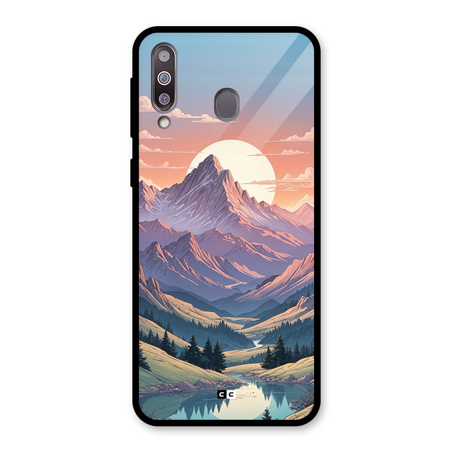 Sweet Evening Glass Back Case for Galaxy M30