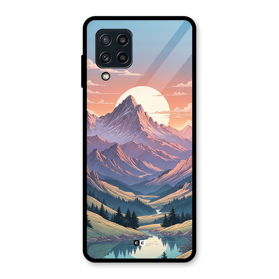 Sweet Evening Glass Back Case for Galaxy M32