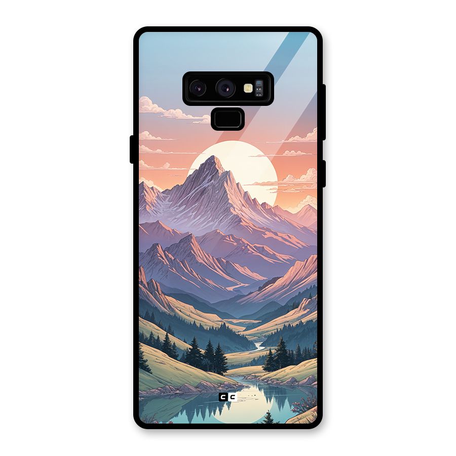 Sweet Evening Glass Back Case for Galaxy Note 9
