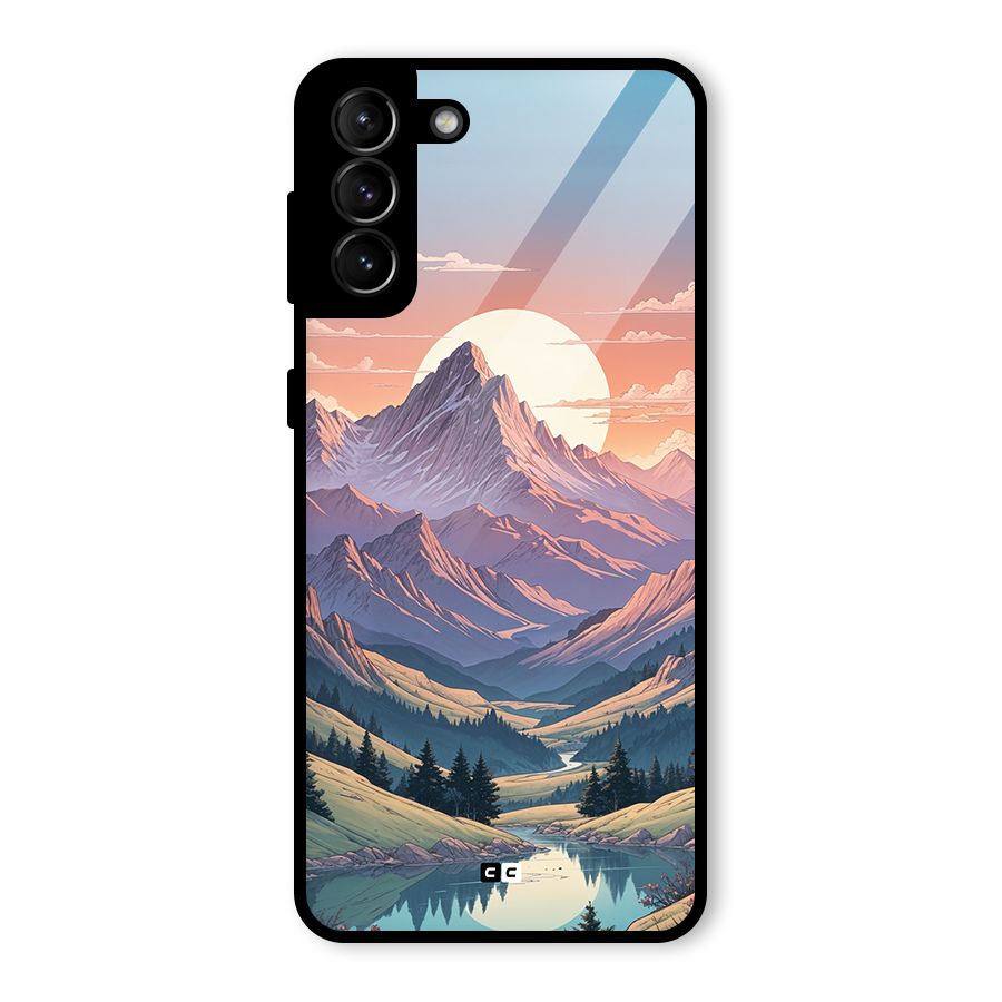 Sweet Evening Glass Back Case for Galaxy S21 Plus