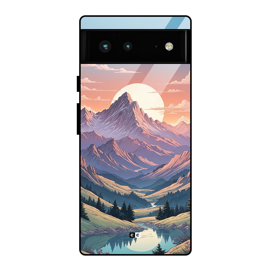 Sweet Evening Glass Back Case for Google Pixel 6