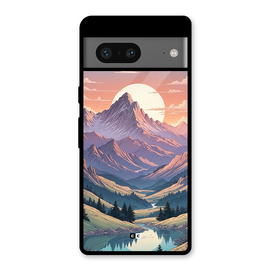 Sweet Evening Glass Back Case for Google Pixel 7