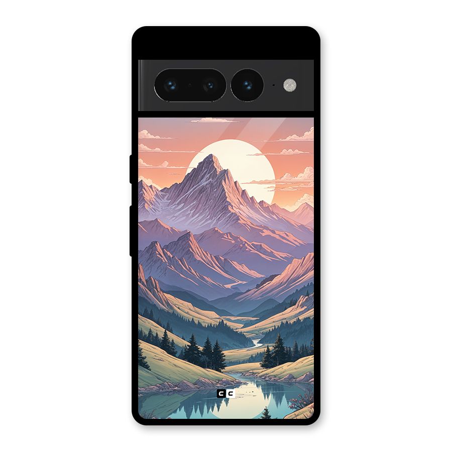 Sweet Evening Glass Back Case for Google Pixel 7 Pro
